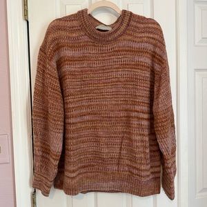 EVERLANE Alpaca Sweater* Size L* OVERSIZED* Fall colors * EXCELLENT LIKE NEW*